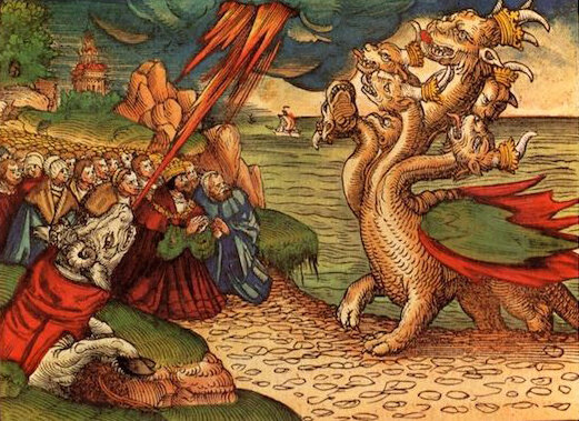 Beasts From the Sea and the Earth, Luther Bible (1534)