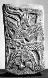 Ancient Aramean six-winged deity, from Tell Halaf (10th century BCE)